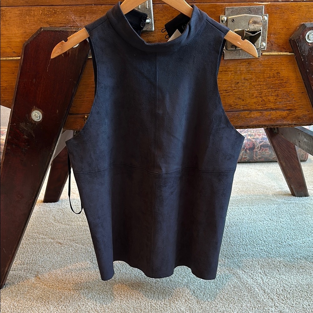 Elegant navy blue Sleeveless Top